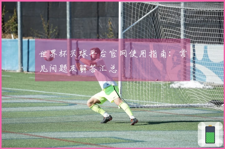 世界杯买球平台官网使用指南：常见问题及解答汇总
